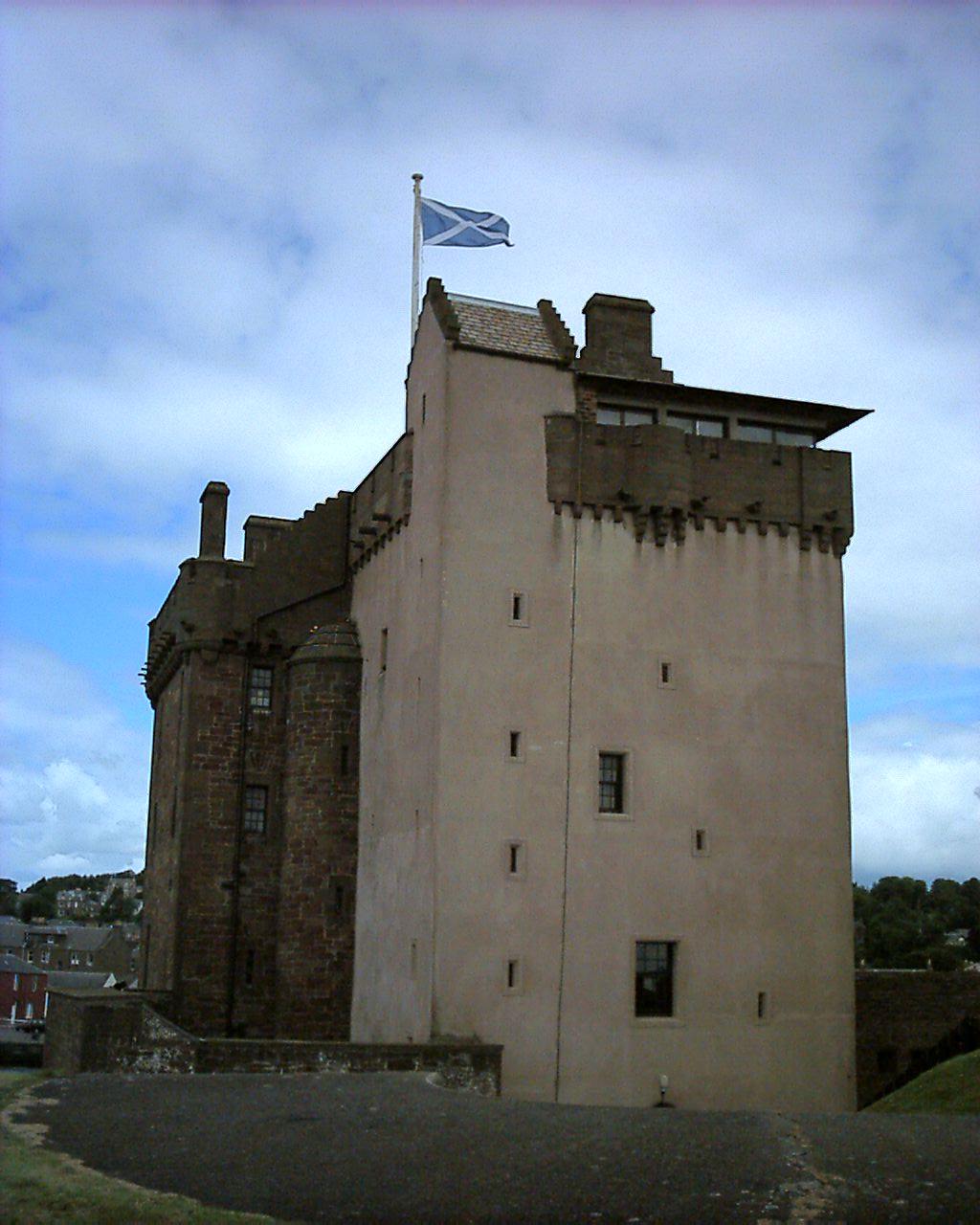 Broughty Castle: the tower house